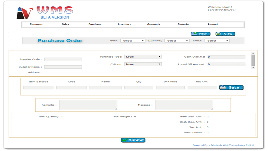 Purchase Order